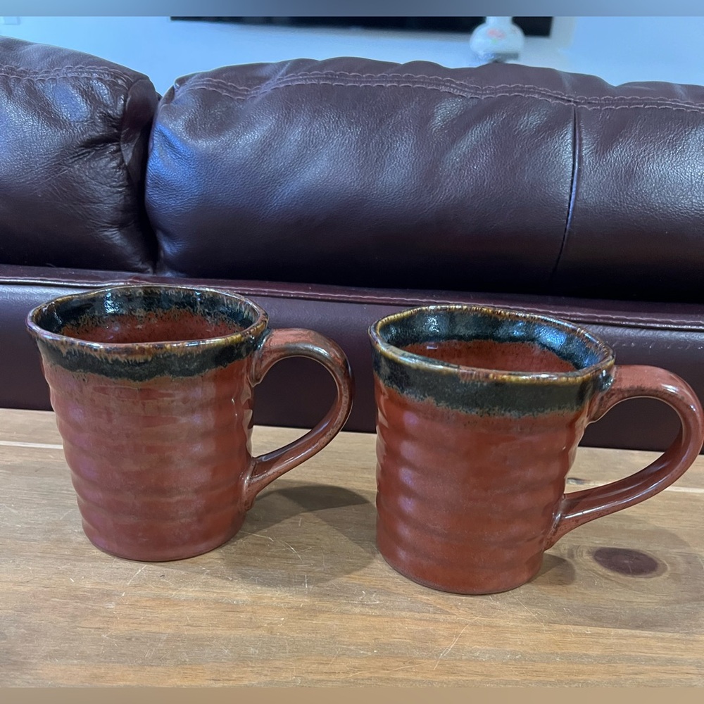 Stoneage Cinnamon Mug by Gourmet Expressions.Discontinued piece. Set of Two!
